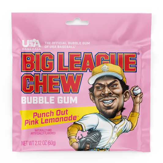 Big League Chew Pink Lemonade 2.12oz X 12 Units