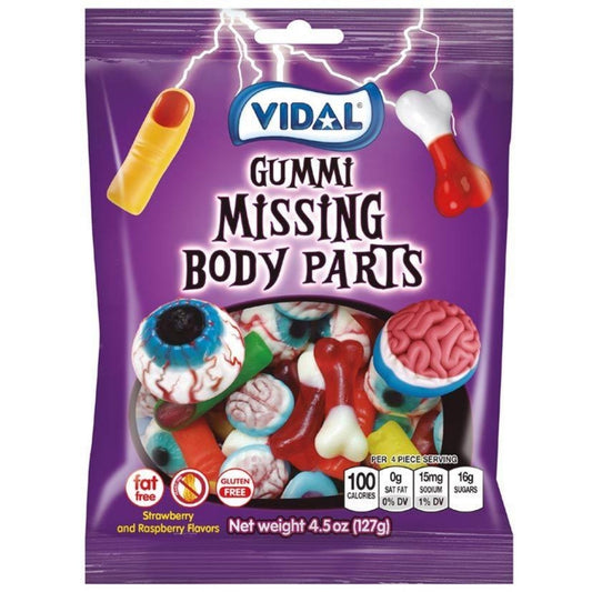 Halloween - Vidal Missing Body Parts Bag 4.5oz X 14 Units