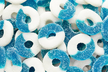 Bulk Albanese Gummy Rings Blue Raspberry 4.5lb