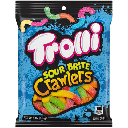 Trolli Peg Bag - Sour Brite Crawlers 5oz X 12 Units