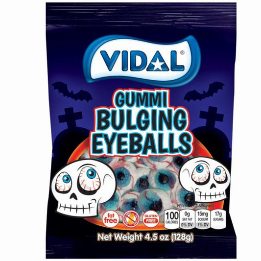 Halloween - Vidal Bulging Eyeballs Bag 4.5oz X 14 Units