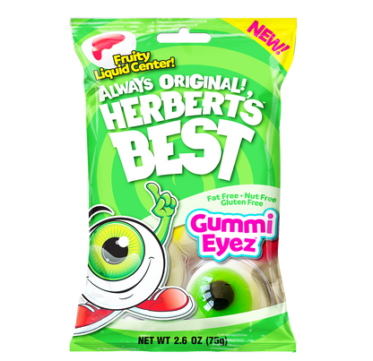 Herbert's Best Gummi Eyez Liquid Center 2.6oz X 12 Units