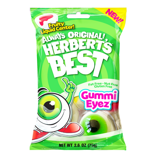 Herbert's Best Gummi Eyez Liquid Center 2.6oz X 12 Units