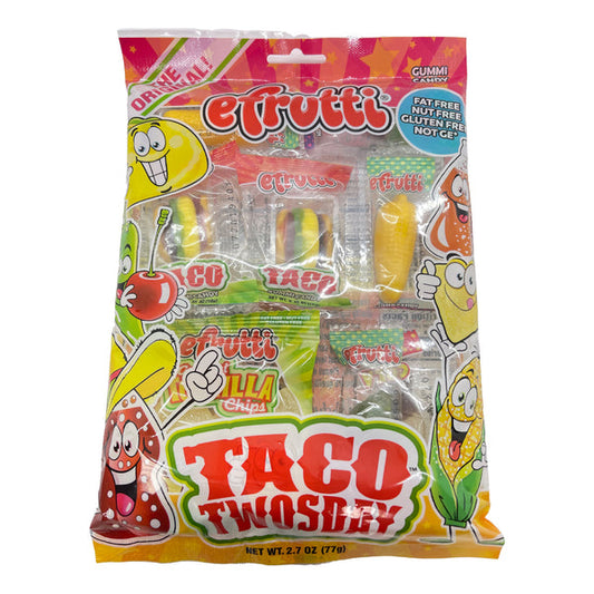 E-Frutti Taco Twosday Peg Bag X 12 Units