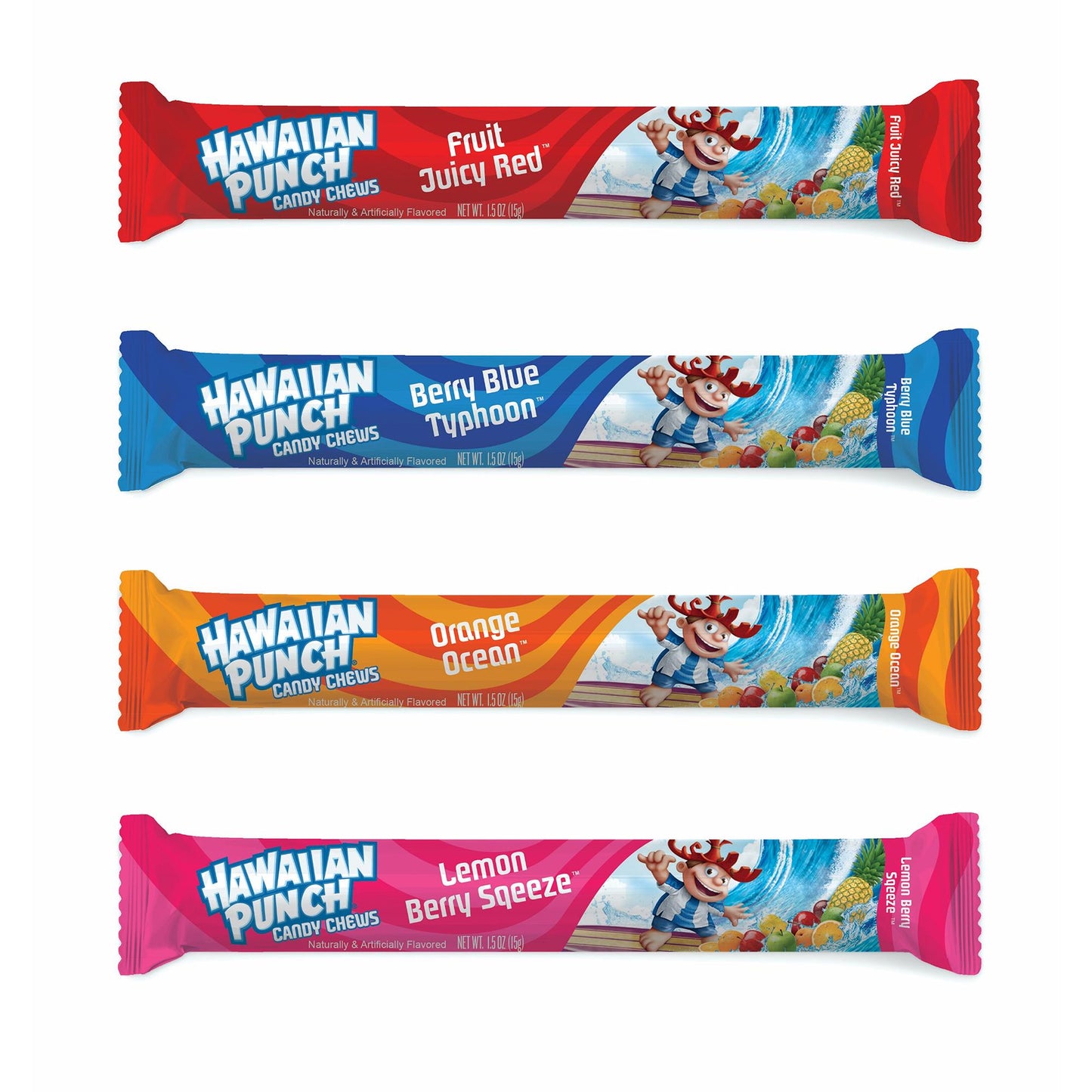 Hawaiian Punch Chews 1.5oz X 24 Units