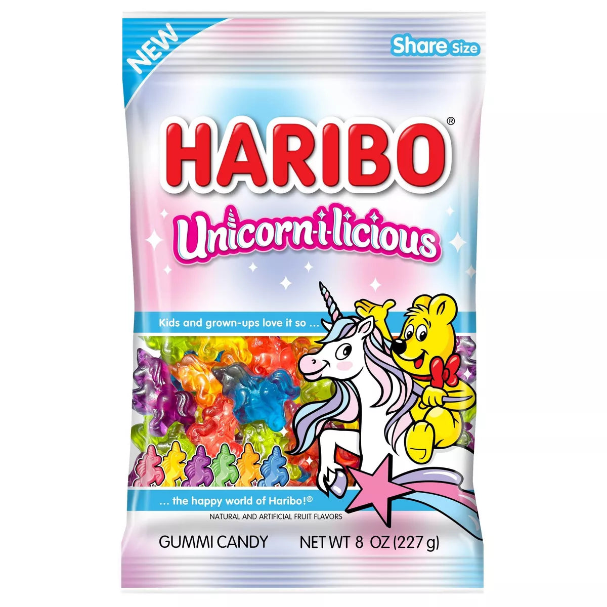 Haribo Unicorn-I-Licious 8oz X 10 Units
