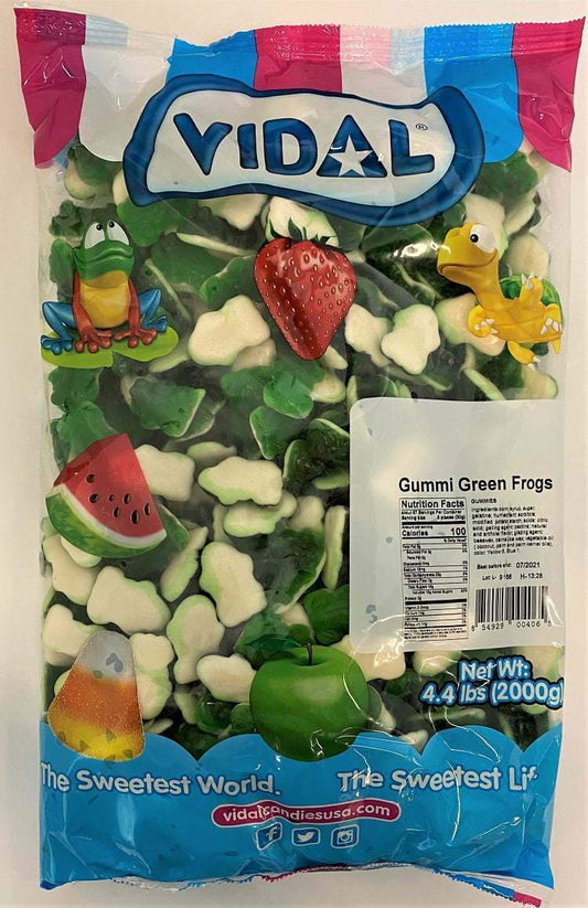 Bulk - Vidal Green Frogs Gummies 4.4lb X 1 Unit