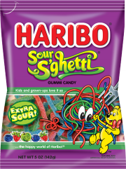 HARIBO SOUR S'GHETTI  SINGLE 