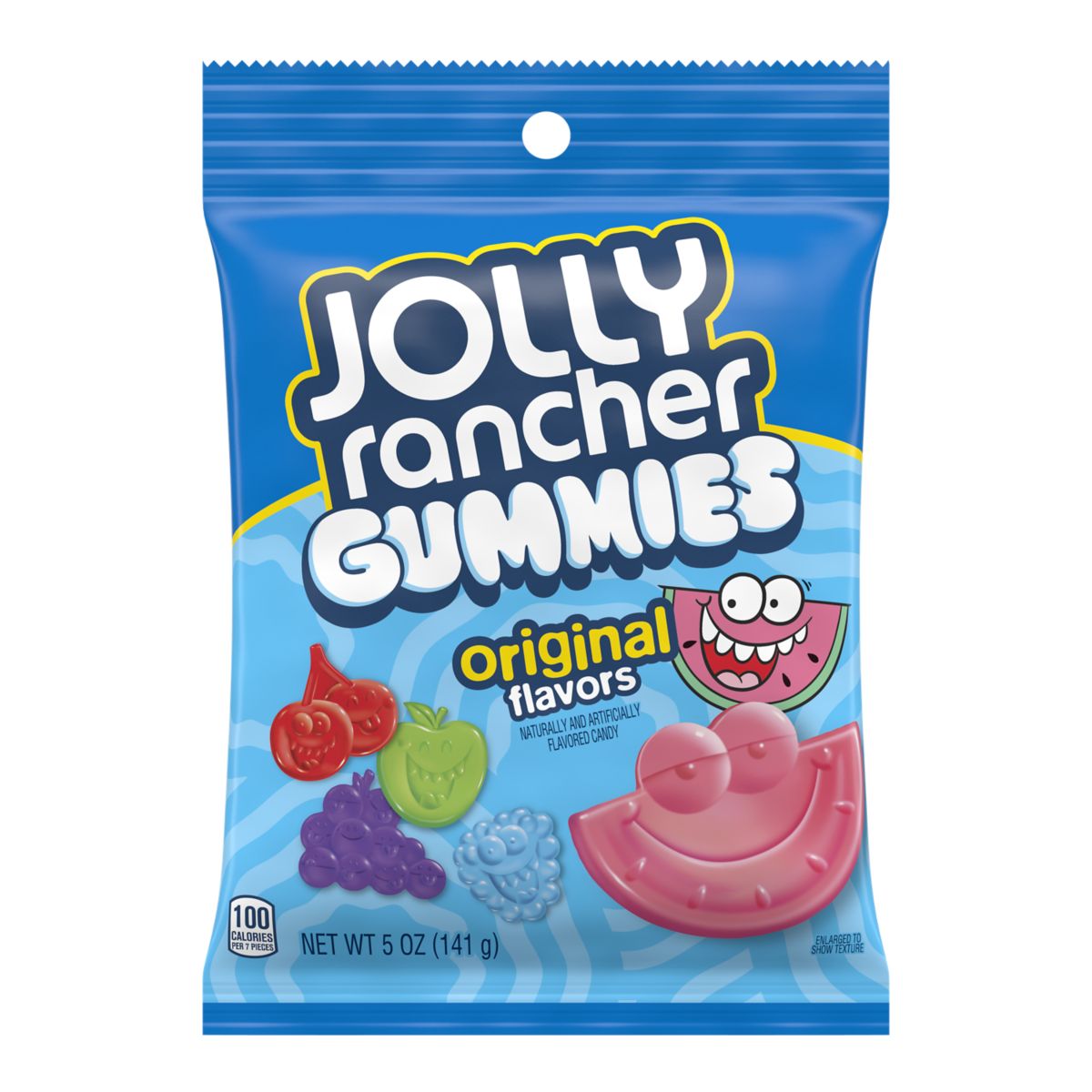 Jolly Rancher Gummies Original Peg Bag 7oz X 12 Units