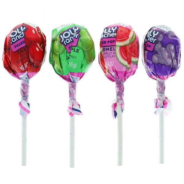 JOLLY RANCHER FRUIT CHEW FILLED POPS  SINGLE 