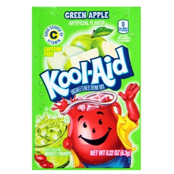 KOOL-AID UNSWEETENED 2QT - GREEN APPLE