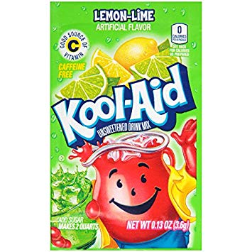 KOOL-AID UNSWEETENED 2QT - LEMON LIME SINGLE 