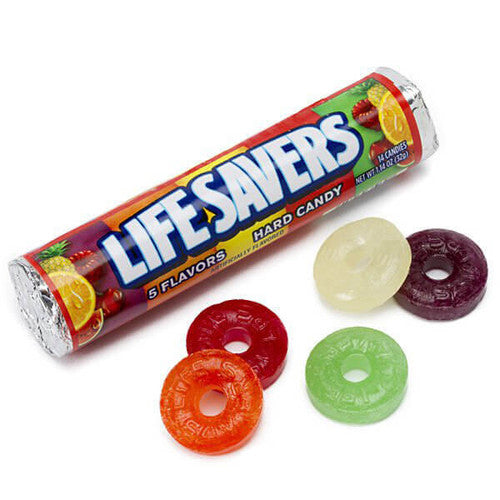LIFESAVERS HARD ROLL 5 FLAVOR UNPACKED 