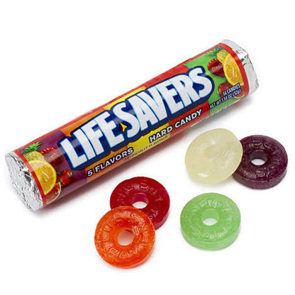 LIFESAVERS HARD ROLL 5 FLAVOR UNPACKED 