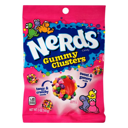 NERDS GUMMY CLUSTERS PEG BAG SINGLE.