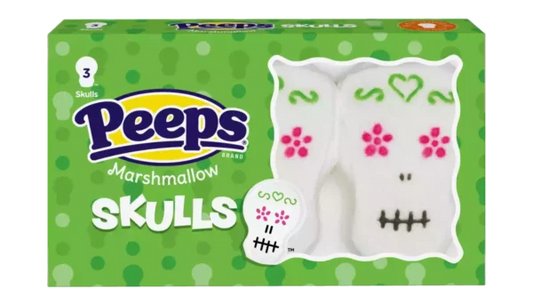 Halloween - Peeps Marshmallow Skulls 3pk X 24 Units