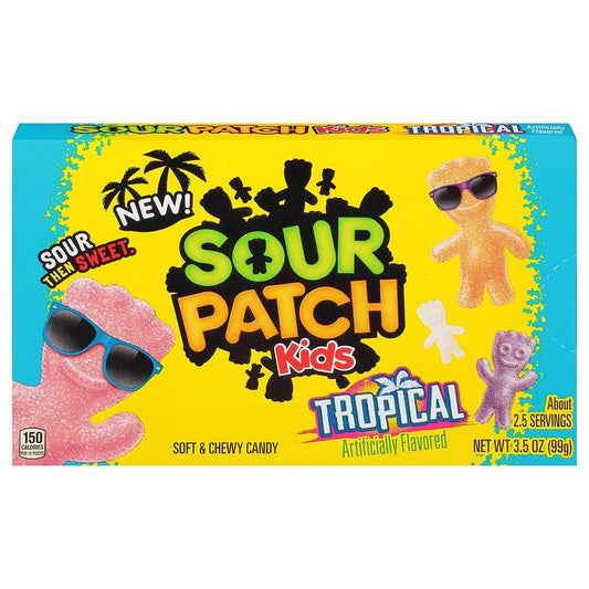 Theater Box Sour Patch Kids Tropical 3.5oz X 12 Units