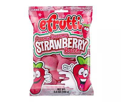 E-Frutti Creamy Dreamy Strawberries Peg Bag 3.5oz X 12 Units