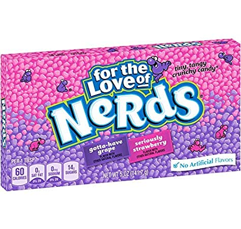 THEATER BOX WONKA NERDS GRAPE STRAWBERRY SINGLE
