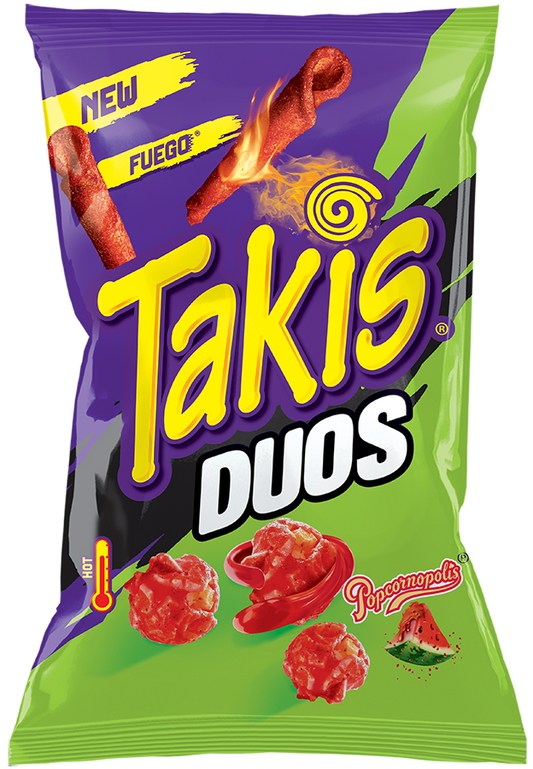 Takis Fuego Duos 80g X 18 Units // Exp 10 Nov 2025