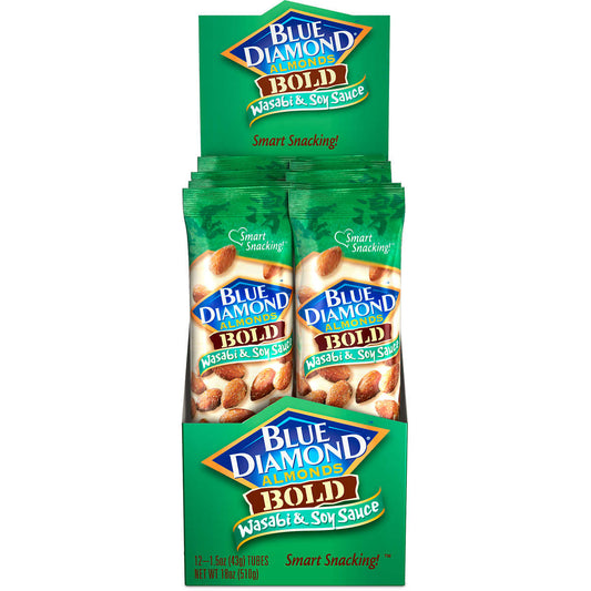 Blue Diamond Tube Wasabi & Soy Sauce - 1.5oz (43g) X 12 Units