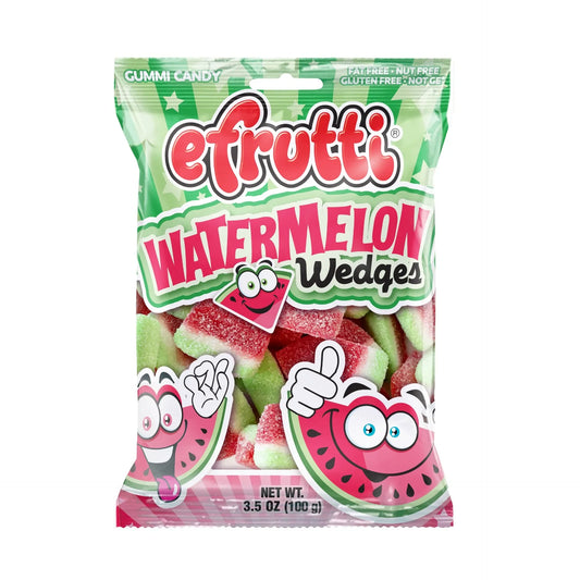 E-Frutti Watermelon Wedges Peg Bag 3.5oz X 12 Units