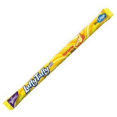 Wonka Laffy Taffy Rope - Banana Pre - Priced X 24 Units - CandyStation
