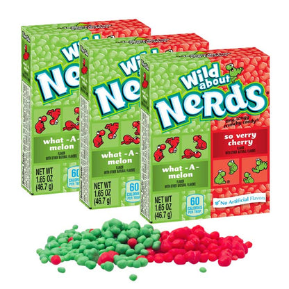 Wonka Nerds Watermelon/cherry 1.65oz X 36 Units - CandyStation