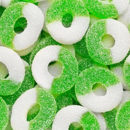 Bulk Albanese Green Apple Rings 4.5lb