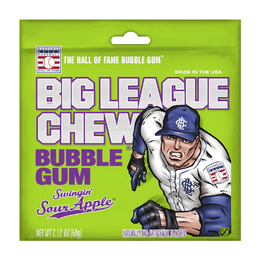 Big League Chew Sour Apple 12 Units - CandyStation