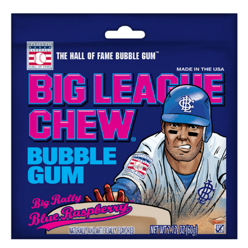 SINGLE BIG LEAGUE CHEW - BLUE RASPBERRY