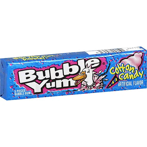 Bubble Yum Cotton Candy 1.4oz X 18 Units