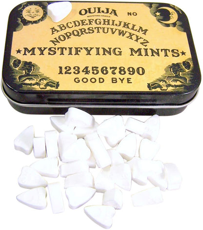UNPACKED BOSTON AMERICA - OUIJA - MYSTIFYING MINTS TIN 