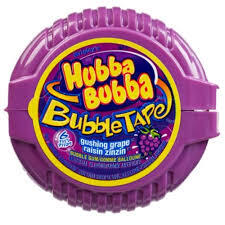 WRIGLEY BUBBLE TAPE - GUSHING GRAPE