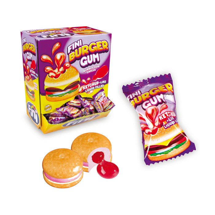 UK Fini Burger Bubble Gum X 200 Units