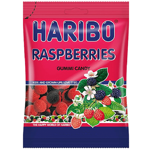 Haribo Raspberries (Berries) 5oz X 12 Units - CandyStation