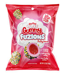 Stuffed Puffs Fuzions Fruity Punch 4.36oz X 8 Units