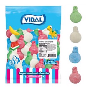 Vidal Bulk Christmas Holiday Ornaments 2.2lb