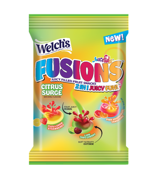 Welch's Fusions Citrus Surge Peg Bag 4oz X 12 Units