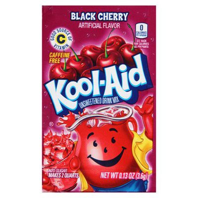 KOOL-AID UNSWEETENED 2QT - BLACK CHERRY