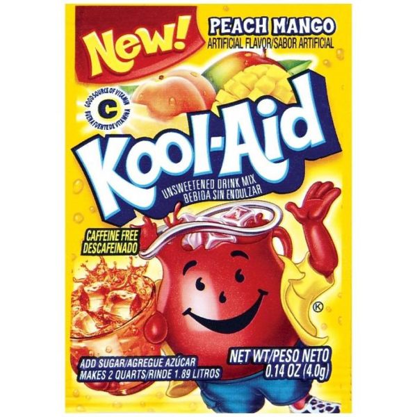 KOOL-AID UNSWEETENED 2QT - PEACH MANGO