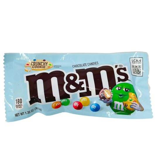 M&M's Crunchy Cookie 1.41oz X 24 Units // Exp 31 Dec 2025
