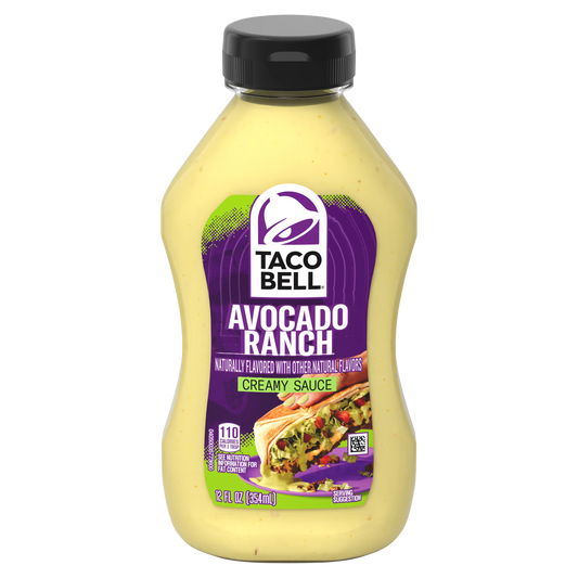 Taco Bell Avocado Ranch Sauce 12oz X 8 Units