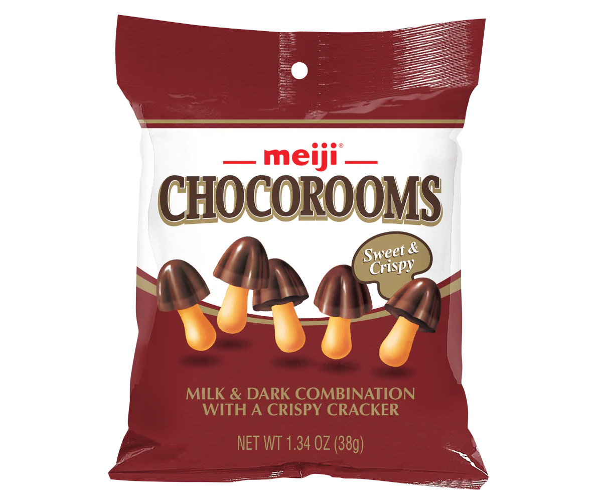 Meiji Chocorooms 1.34 Oz X 8 Units