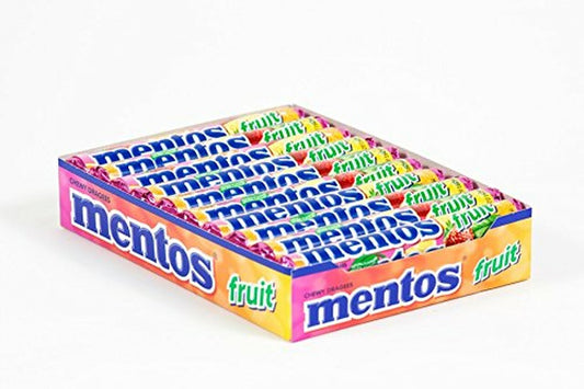 Mentos Mixed Fruit Roll 1.34oz X 20 Units