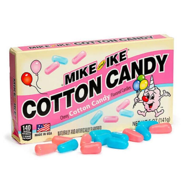 THEATER BOX MIKE & IKE COTTON CANDY  UNPACKED