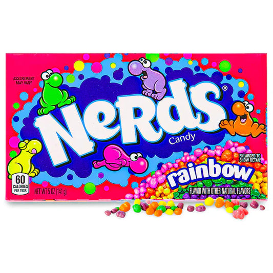 Theater Box Wonka Nerds Rainbow Box X 12 Units