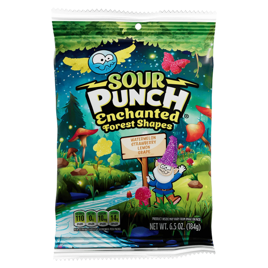 Sour Punch Enchanted Forest Shapes 6.5oz X 9 Units