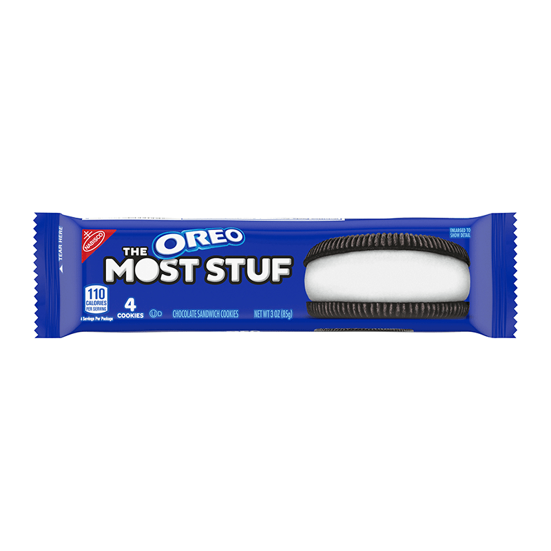 Oreo the Most Stuf Cookies 3oz X 12 Units