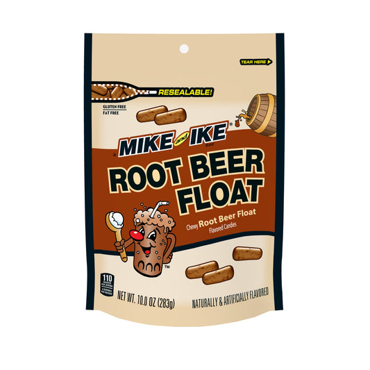 Mike & Ike Root Beer SUB Bag 10oz X 8 Units